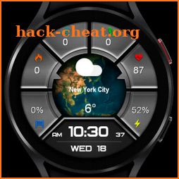 Digital EARTH Animated Watch icon