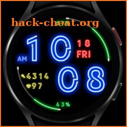 Digital NEON Watchface icon