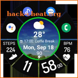 Digital Weather Circle NTV566 icon