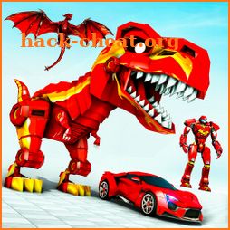 Dino Robot Car Transform Game icon