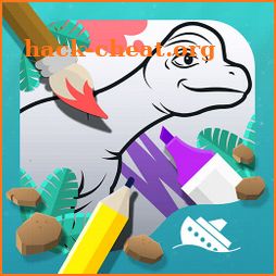 Dino World Coloring icon