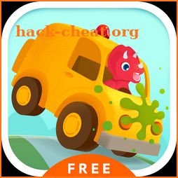 Dinosaur Car Painting Free icon