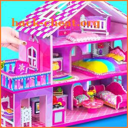 Doll House Design Decor Games icon