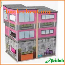 Doll house design ideas icon