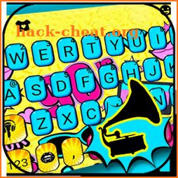 Doodle Graffiti 90s Keyboard Theme icon