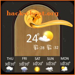 Door Lock Weather Forecast icon