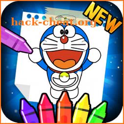 doramon coloring game icon