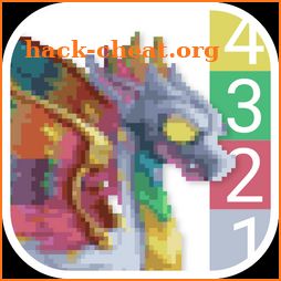 Dragon Coloring Pages, Dragon Color By Number icon