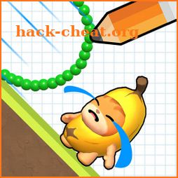 Draw To Crash: Banana Cat icon