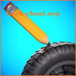 Draw Tyres 3D icon