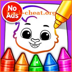 Drawing Games: Draw & Color For Kids icon