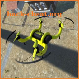 Drone lander simulator 3d icon