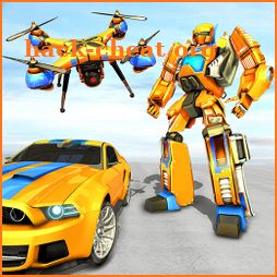 Drone Robot Car Game - Robot Transforming Games icon