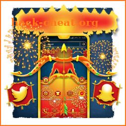 Dussehra Ravan Launcher Theme icon