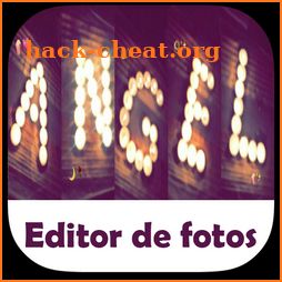 Editor de fotos : escriba su nombre con una vela icon