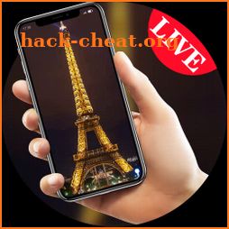 Eiffel Tower Night Light Show Live Wallpaper icon