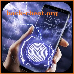 Electric Lighting Fingerprint Lock Screen Prank icon