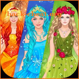 Element Princess dress up game icon