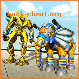 Elephant Robot Vs Lion Robot Transform War Games icon