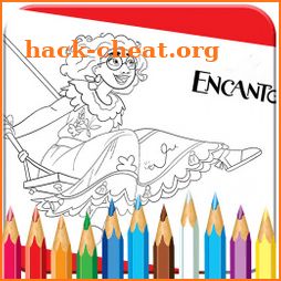 Encanto coloring book icon