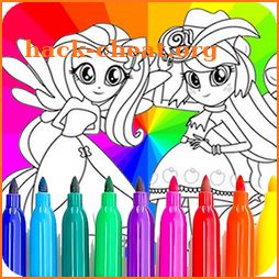 Equestria Coloring Game Pony 2018 icon