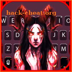 Evil Demon Girl Keyboard Theme icon