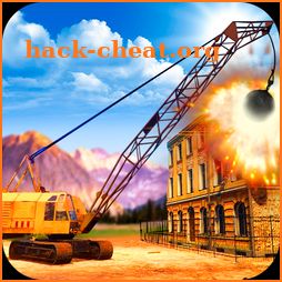 Excavator Wrecking Ball Demolition Simulator icon