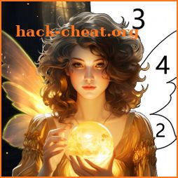 Fairytale Color by number game icon