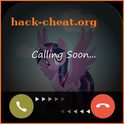 Fake Call MyLittle Pony prank icon