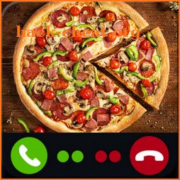 Fake Call With Pizza Prank icon