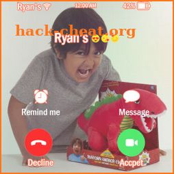 Fake Chat With : Rуan Toуs - Prank icon