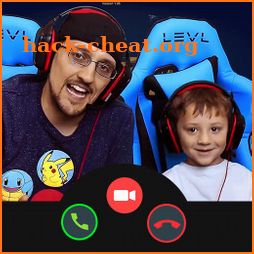 Family Team Fake Call - FGTeeV Fake Call & Chat icon