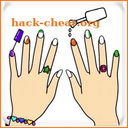 Fashion Nail Coloring Pages For Girls icon