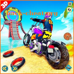 Fearless Beach Bike Stunts Rider icon