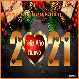 Feliz año nuevo 2021 icon