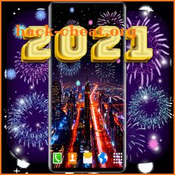 🎆 Fireworks Live Wallpaper ❤️ 2021 New Years Eve icon