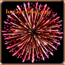 Fireworks simulator of fireworks. icon