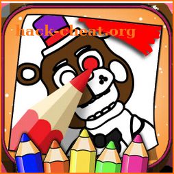 Five Coloring Nightmare Horror icon