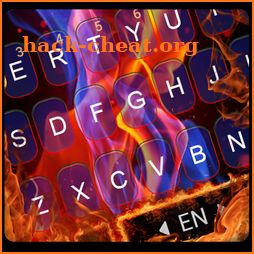 Flaming Fire Keyboard Theme icon