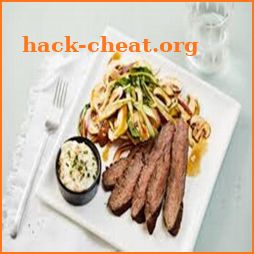 Flank steak with mushroom salad and sesame mayo icon