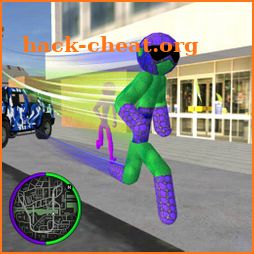 Flash Speed Stickman Rope Hero Real Robot icon