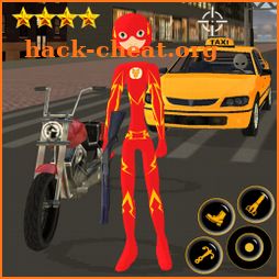 Flash Speed Stickman Rope Hero Vegas Crime icon