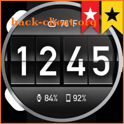 Flip Clock Watch Face for Wear OS icon