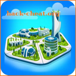 Floating city idle icon