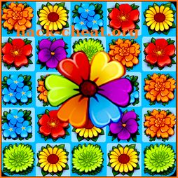 Flower Blossom Jam - Fun Match 3 & Free Match Game icon