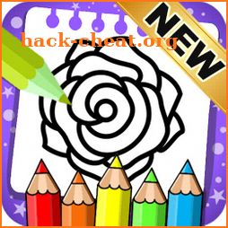 Flower Coloring Pages: Flower Pictures to Color icon