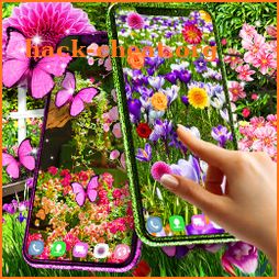 Flower garden live wallpaper icon