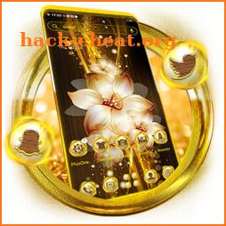 Flower Golden Launcher Theme icon