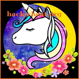 Flower Unicorn Galaxy 3D Live Lock Screen Theme icon