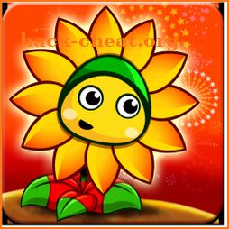 Flower Zombie War icon